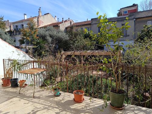 Chambre d'hôte 1 pers - Maison partagée avec terrasse et jardin près de la Friche de la Belle de Mai