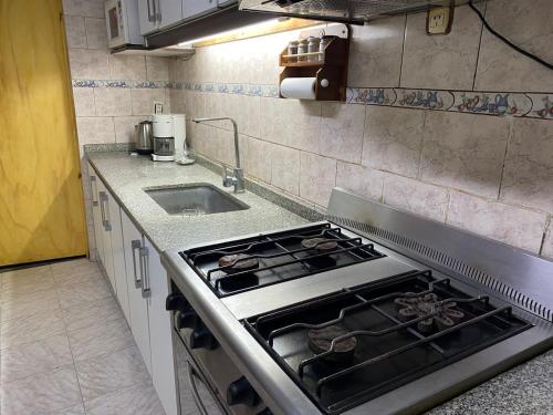 Kuchyň nebo kuchyňský kout v ubytování Hostel joel 2