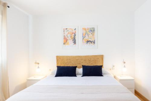 Katil atau katil-katil dalam bilik di House Pool & Parking Malaga