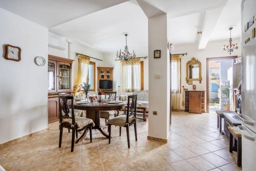 Skopelos port view home