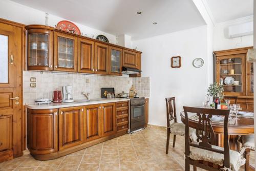 Skopelos port view home