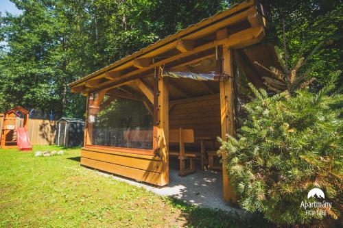 Zahrada ubytování Apartmány Filip Tále