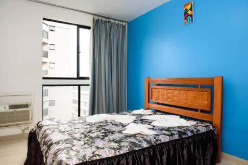 Postel nebo postele na pokoji v ubytování Luxuoso Apartamento Copacabana