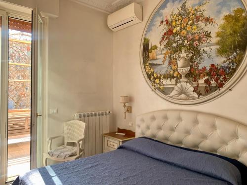 Χώρος καθιστικού στο La tua casa nel centro di Ostia