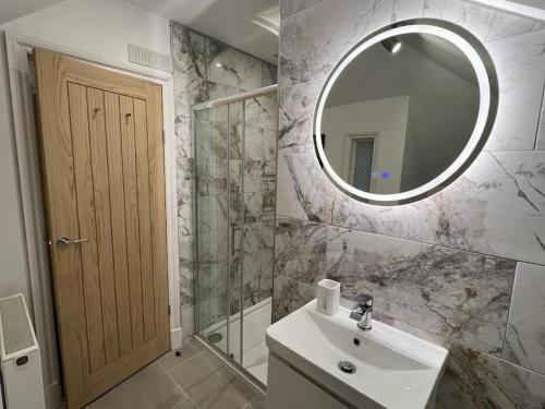 Bathroom sa The Loft at Scalford House