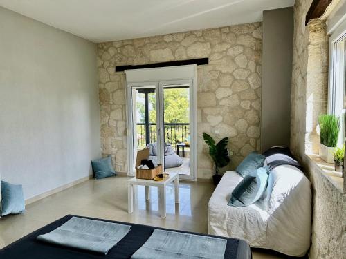 Posezení v ubytování Four Seasons - The Eco Friendly Villa