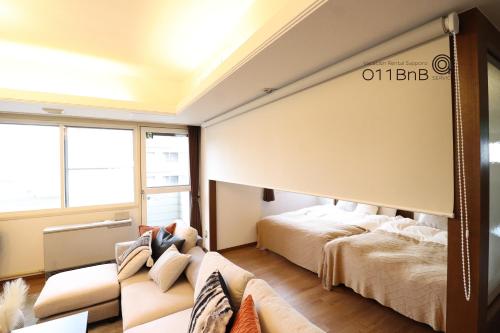 NK BLD8F Sapporo 3LDK 3BR 1 floor 1 room