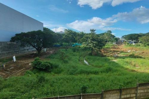 ein grünes Feld mit Bäumen und einem Gebäude in der Unterkunft Elise's Exclusive Escape - Amaia Altaraza San Jose Del Monte Bulacan in Tunkong Manga
