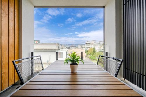 Un balcón o terraza de Ning Xia Time