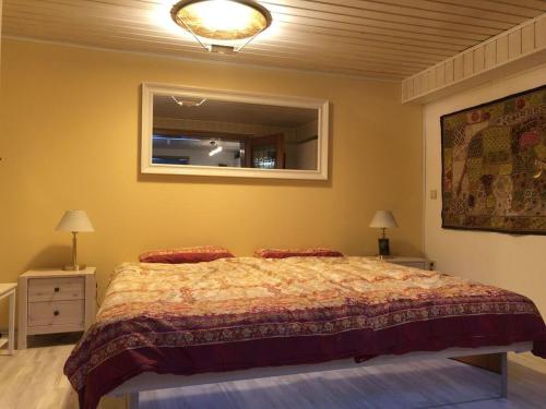 Ένα ή περισσότερα κρεβάτια σε δωμάτιο στο Holiday apartment oasis