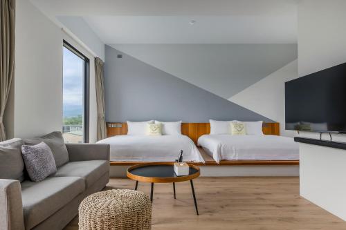 Cama o camas de una habitación en Ning Xia Time