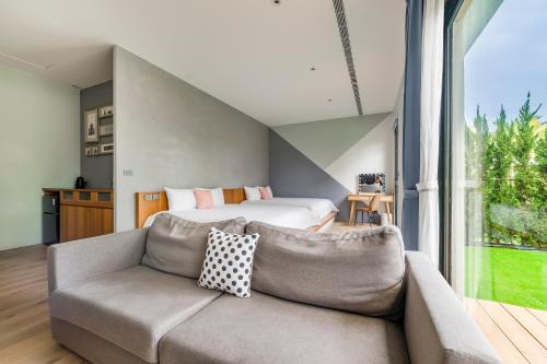Cama o camas de una habitación en Ning Xia Time