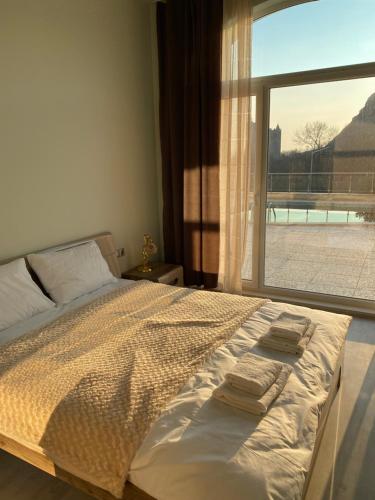Postel nebo postele na pokoji v ubytování Dream sea apartment 2