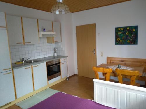 Kuchyň nebo kuchyňský kout v ubytování Urlaub am Glatzl Bauernhof