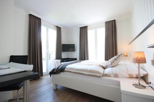 Cama o camas de una habitación en Haus Anna - Wohnung 3