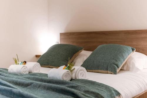 Postel nebo postele na pokoji v ubytování Huswell - Bright apartment only 5 minutes from the beach