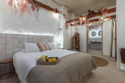 Voodi või voodid majutusasutuse Apartamento bosque encantado HM13 toas