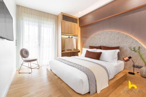 Posteľ alebo postele v izbe v ubytovaní Urban Views, Modern Apartment In The Heart of Athens