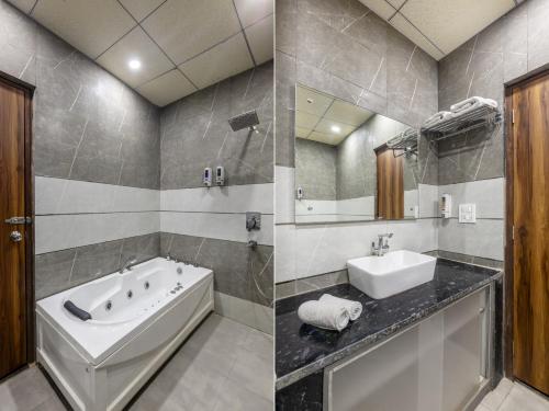 Koupelna v ubytování Shree Jee Hotel - NIT Faridabad