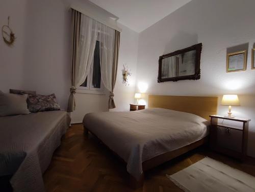 Ένα ή περισσότερα κρεβάτια σε δωμάτιο στο APARTMAN RIVA 2