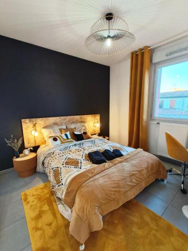 Chambre privée dans appartement partagé avec balcon calme & dégagé