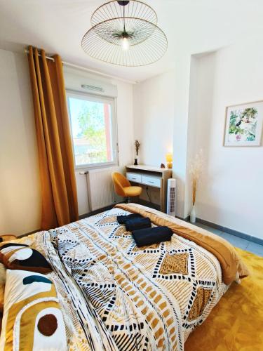 Chambre privée dans appartement partagé avec balcon calme & dégagé