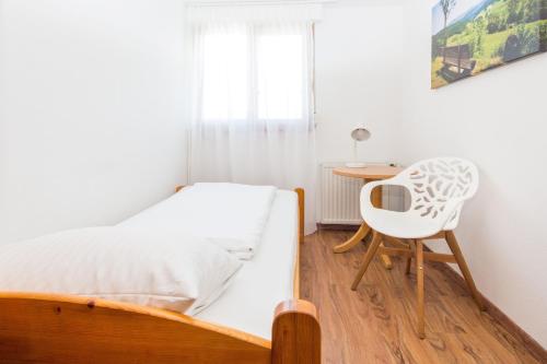 Postel nebo postele na pokoji v ubytování Ferienhof Egger