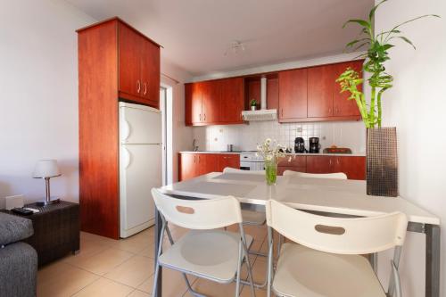 Η κουζίνα ή μικρή κουζίνα στο Spartan Gem Apartment