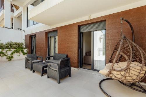 Posezení v ubytování APARTLU