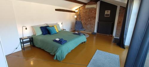 Voodi või voodid majutusasutuse Centro storico-Dimora con terrazza- Wi-Fi e Ac toas