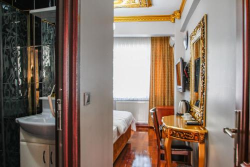 Koupelna v ubytování Californiacityhotel