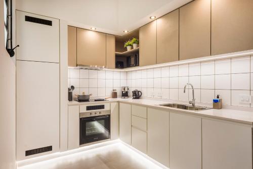 Η κουζίνα ή μικρή κουζίνα στο UPOINT Floors