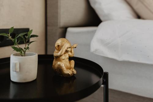 Ένα ή περισσότερα κρεβάτια σε δωμάτιο στο Cukura Loft