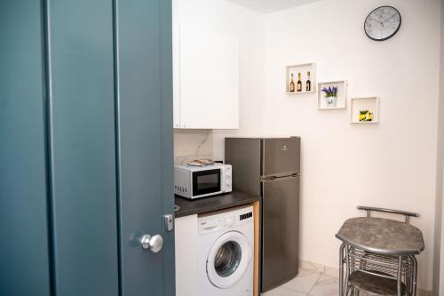 Dapur atau dapur kecil di Les maisons de Greta
