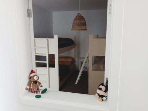 Кровать или кровати в номере Apartamento Casa Rosabella