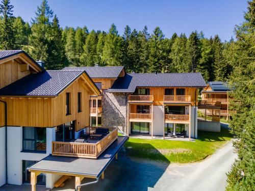 an aerial view of a house at Wanderlust Mountain Chalet in Turracher Hohe