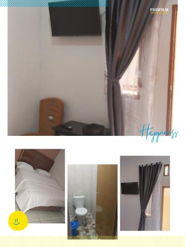 Postel nebo postele na pokoji v ubytování DK CAFE & INN