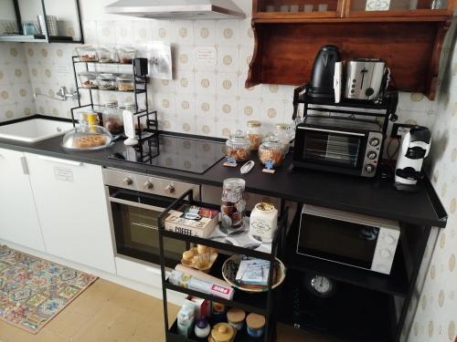 Nhà bếp/bếp nhỏ tại Appartamento Da Castlin