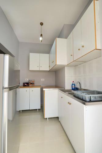 Kuchyň nebo kuchyňský kout v ubytování Elsa Apartment