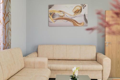 Posezení v ubytování Elsa Apartment