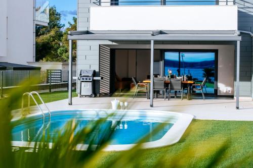 New apartment Budinski 1st row & pool