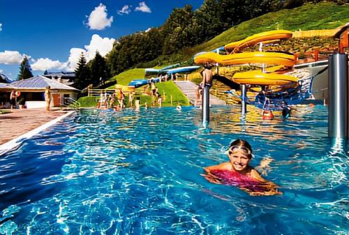 Swimmingpoolen hos eller tæt på Bear Hutte Saalbach near Billa