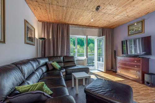 Svetainės erdvė apgyvendinimo įstaigoje Vacation Home Jakop Hof - Happy Rentals