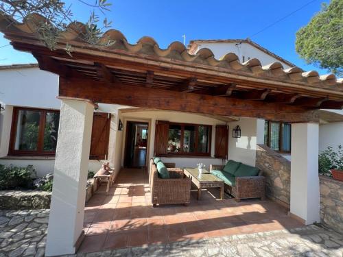 En terrasse eller udendørsområde på Torre Vella 66