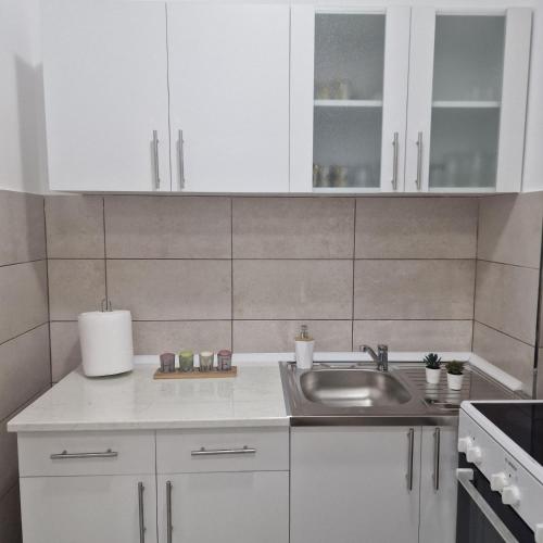 Kuchyň nebo kuchyňský kout v ubytování Emili lux