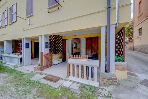 an outside view of a house with a porch at Vicolo 42-private Terrace-200m Lake - Happy Rentals in Salò