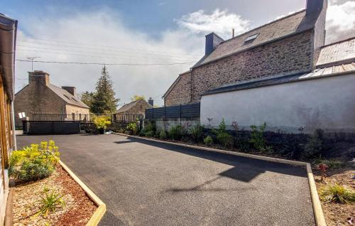 an empty street in a house with at 4 Bedroom Amazing Home In Plouézec in Plouézec