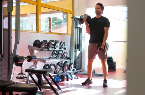 Γυμναστήριο ή/και όργανα γυμναστικής στο Hôtel Les Sources