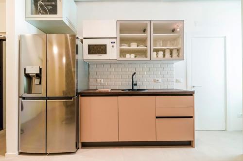 Dapur atau dapur kecil di ELECTRIC Rooms & Suites