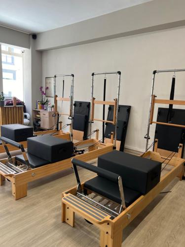 Fitness centrum a/nebo fitness zařízení v ubytování Aegean Gold Syros Suites